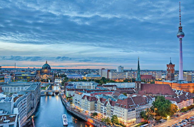 Panorámica de Berlin en Alemania