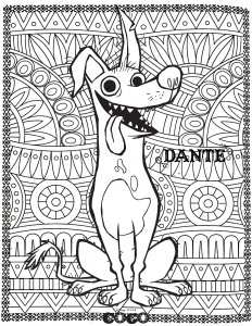 Coco: Free Printable Coloring Pages.