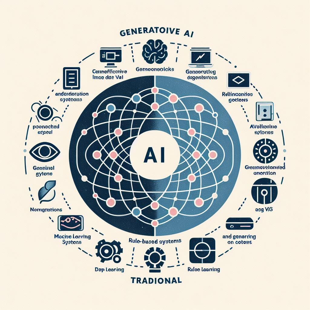 Cover Image of What is Generative AI vs AI ?