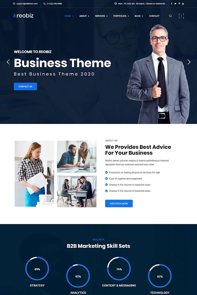 Consulting Business WordPress Theme - RSTheme