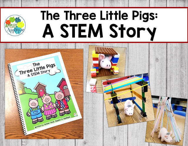 The Three Little Pigs: A STEM Story | Apples to Applique