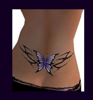 butterfly tattoo on lower back
 on allentryfashionupdates: Butterfly Tattoos on Lower Back for Women