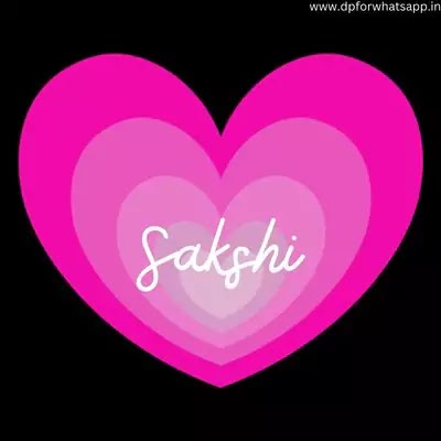 sakshi name art pic