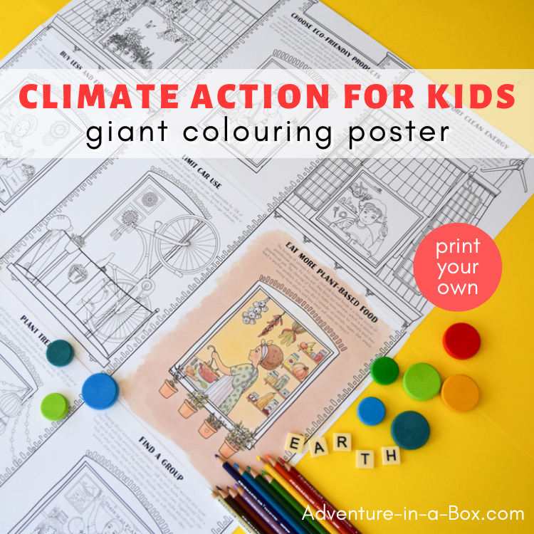 Climate change coloring pages