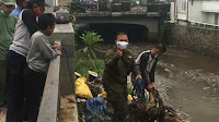 Cegah Banjir Kota Bandung, Sektor 22 Sub 12 Bersihkan Sungai Cikapundung