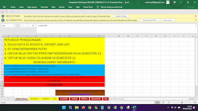 Contoh Aplikasi Olah Nilai dan SKL Kelas 6 SD Terbaru 2022/2023