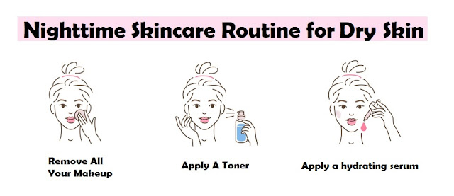 Nighttime Skincare Routine for dry Skin
