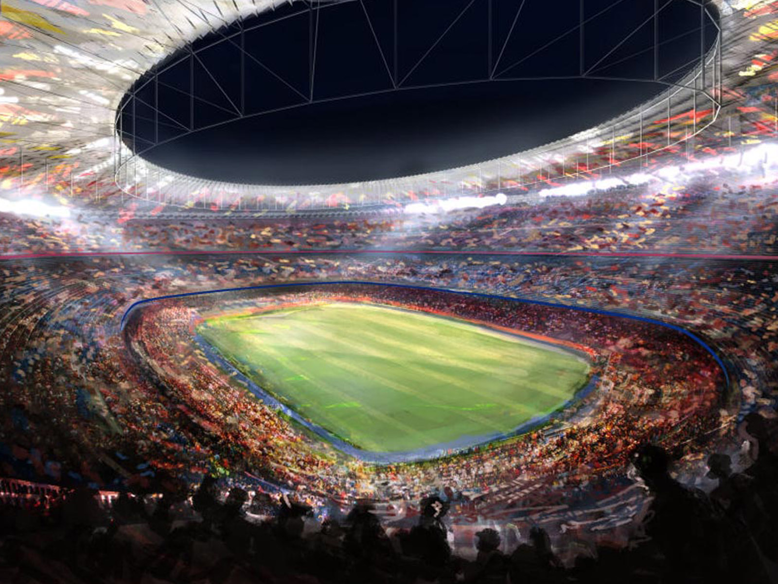 Gambar Stadion Camp Nou Barcelona