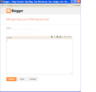 Cara Membuat Tab View Menu