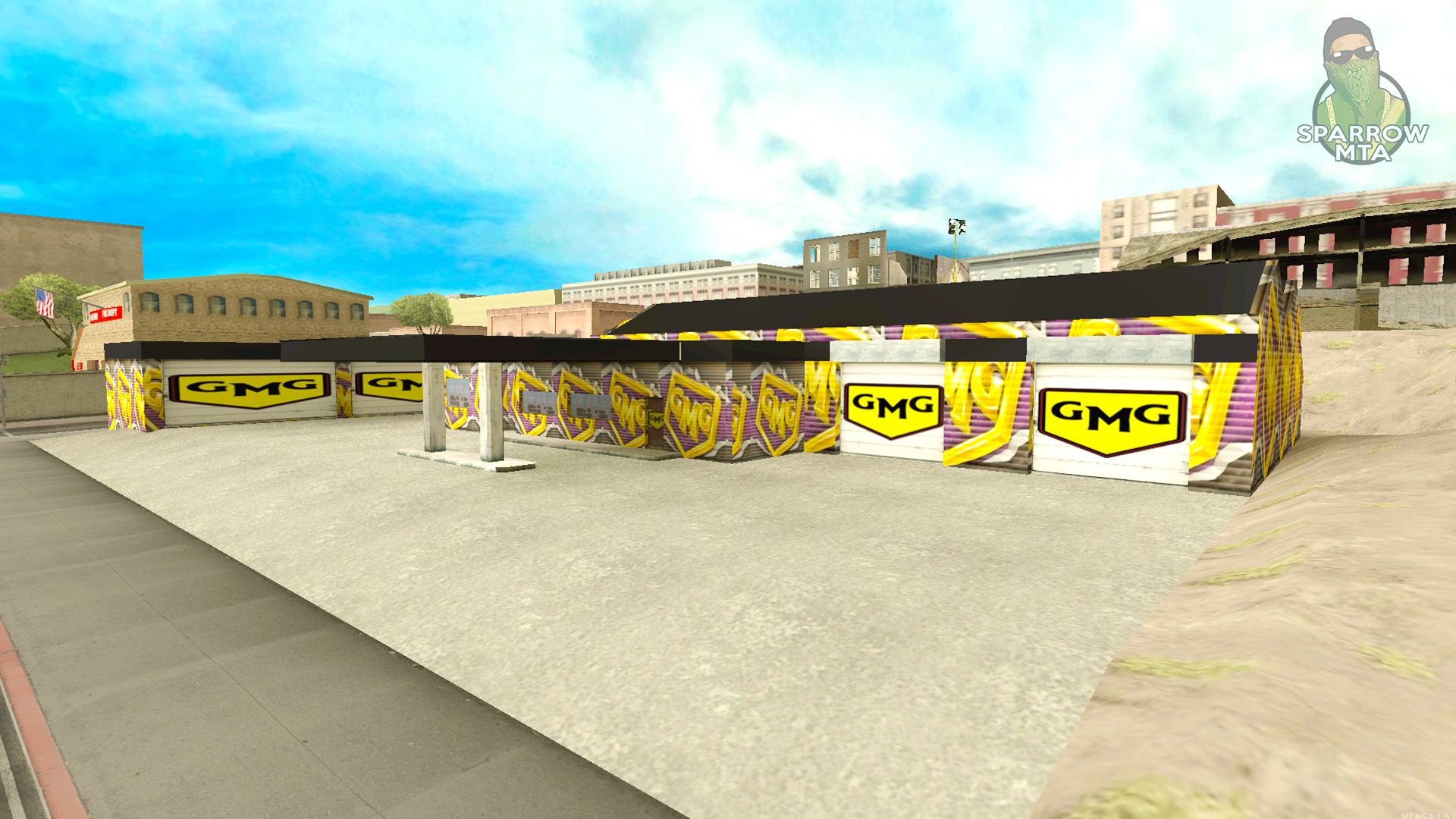 MTA SA GMG SF Garage Texture Scripti