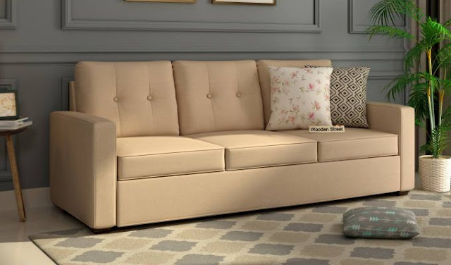 Nicolas 3 Seater Fabric Sofa