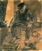 An illustration for the story The Terrible Old Man by the author H. P. Lovecraft