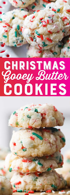 Christmas Gooey Butter Cookies Recipe - Gooey Butter Cookies Holiday