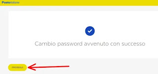Come recuperare Password o Nome Utente di Poste ID passaggio 8