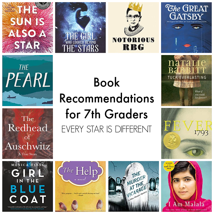Chapter Book Recommendations for 7th Graders