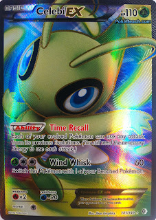 Celebi EX Boundaries Crossed Pokemon Card