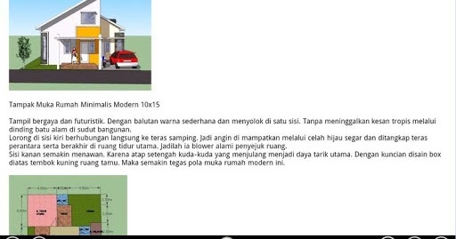 Aplikasi Desain Rumah Minimalis Android - Aplikasi Android 