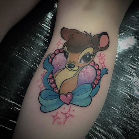 20 Lovely Bambi Tattoos For The Doe-Eyed Disney Darling