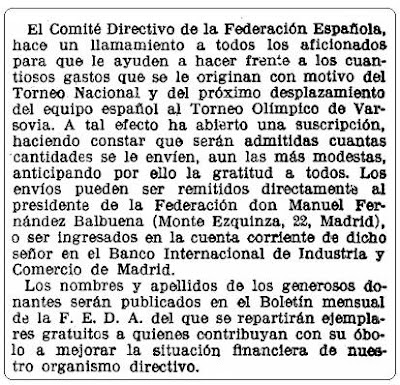 Torneo de las Naciones de Varsovia, La Vanguardia, 21 de junio de 1935