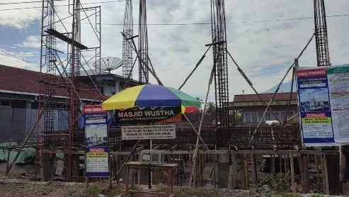 Mari Semuanya Beramal Jariyah! Pembangunan Masjid Wustha Masih Butuh Uluran Tangan