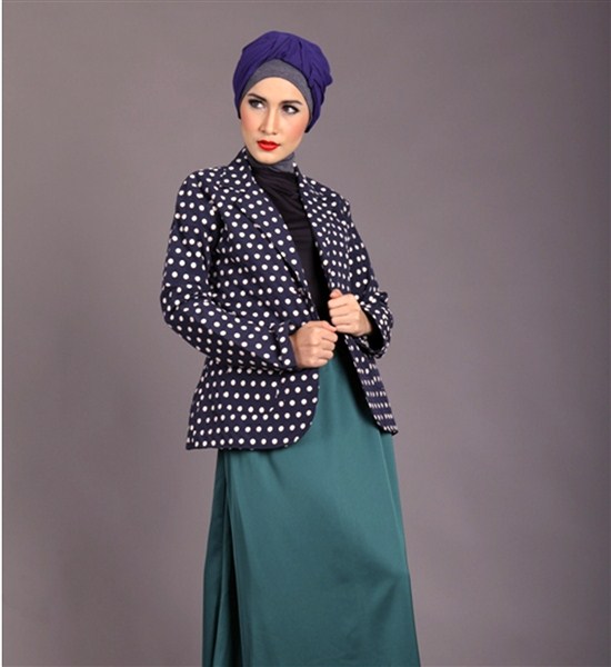 model blazer wanita muslimah 2017/2018