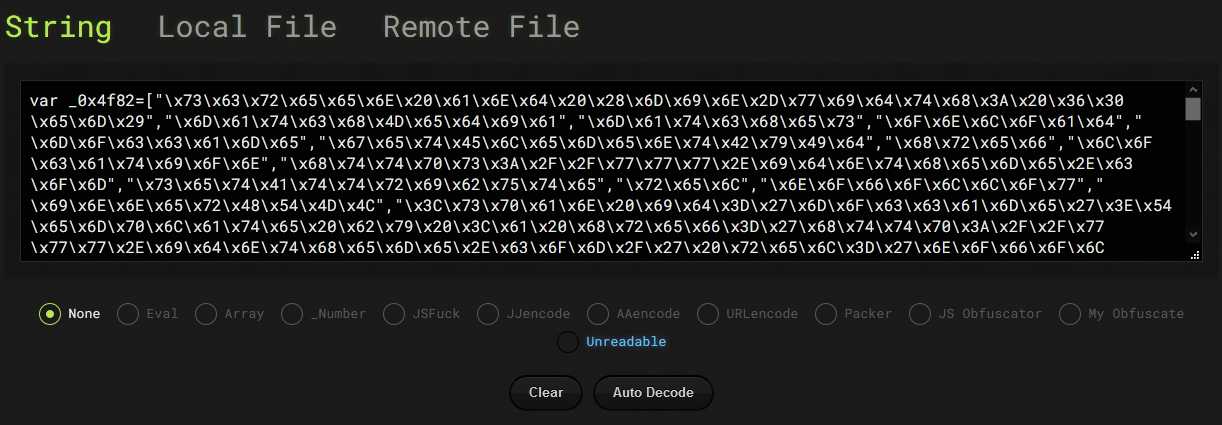 Online Javascript Deobfuscator And Unpacker