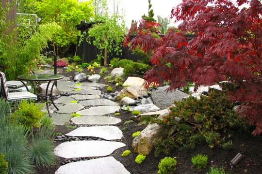 japanese garden design seattle stone path