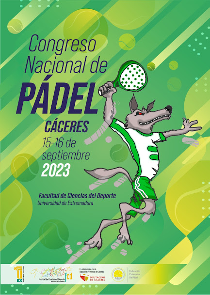 Congreso Nacional de Pádel 15 y 16 de Septiembre en Cáceres. Pádel desde una perspectiva global.