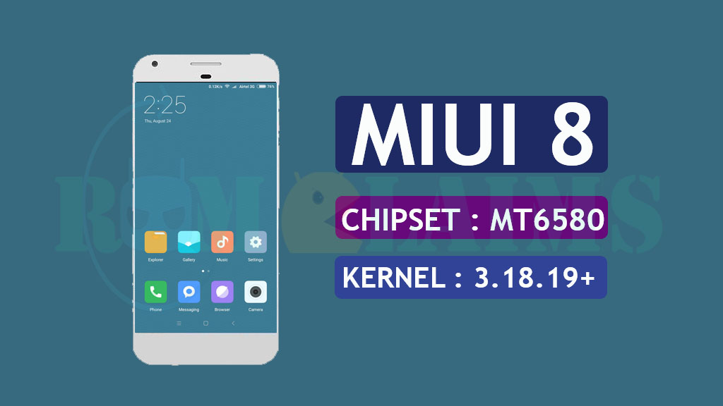 [MT6580] [6.0.1] MIUI 8 v8.6.0 Rom For Symphony P7