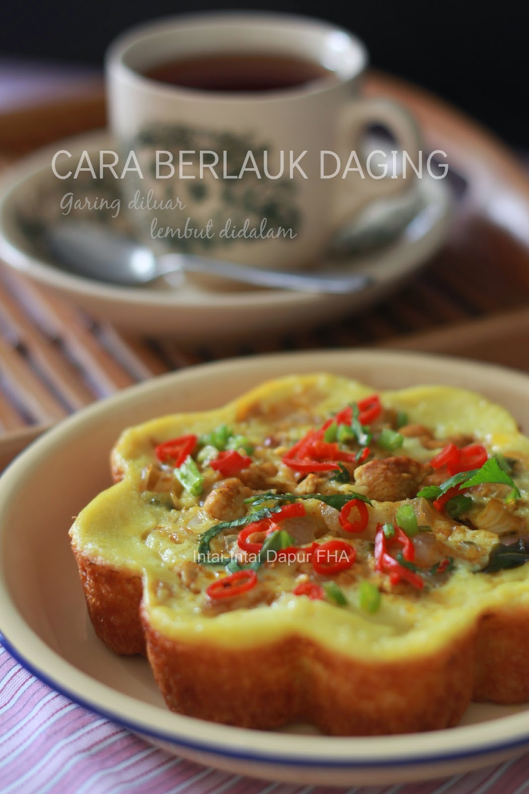 CARA BERLAUK DAGING garing diluar lembut didalam 