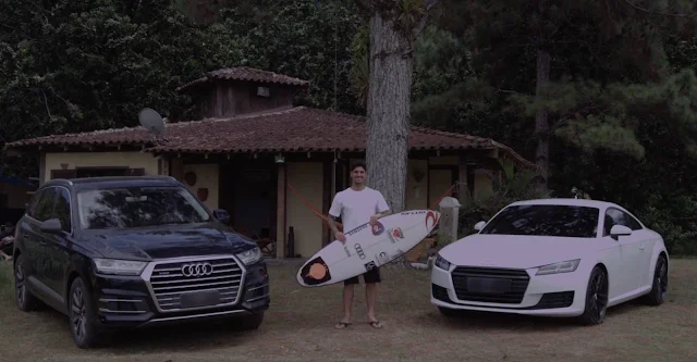 Surfista campeão Gabriel Medina troca Mitsubishi pela Audi