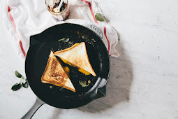 grilled cheese sandwiches with sage and apple-cranberry chutney