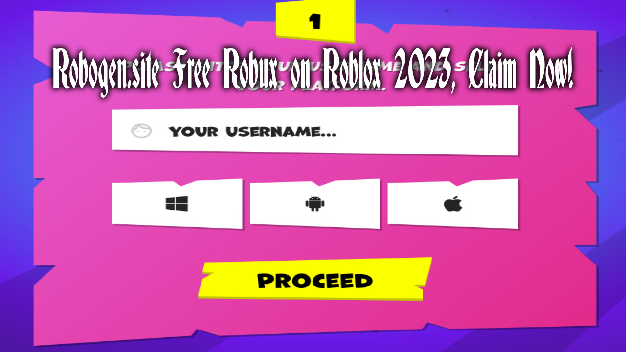 Robogen.site Free Robux on Roblox 2023, Claim Now!