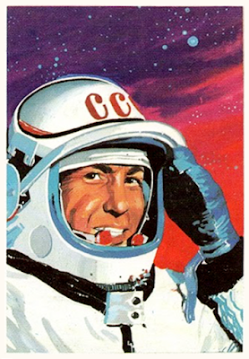 1968 Dunkin Supercromo : El Espacio #15 - Cosmonauta sovietico