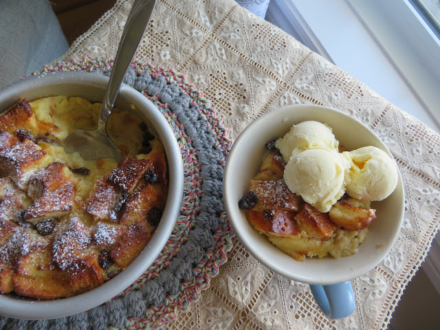 Air Fryer Bread Pudding