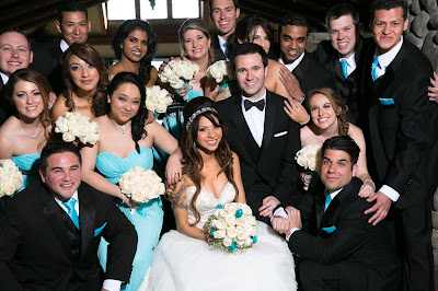 Teal and Black Bridal Party l Ciprian Photo l Take the Cake Event Planning l Hyatt Lake Tahoe