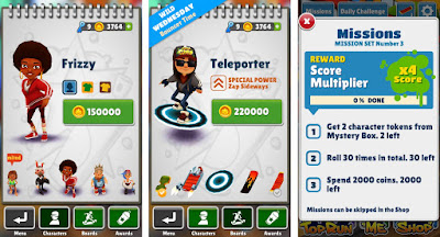 Subway Surfers, corre por las vías del tren