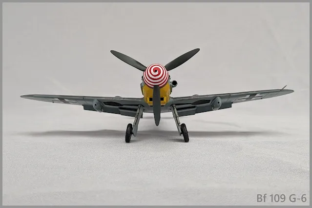 Maquette du Bf 109 G-6 d'Eduard au 1/48.