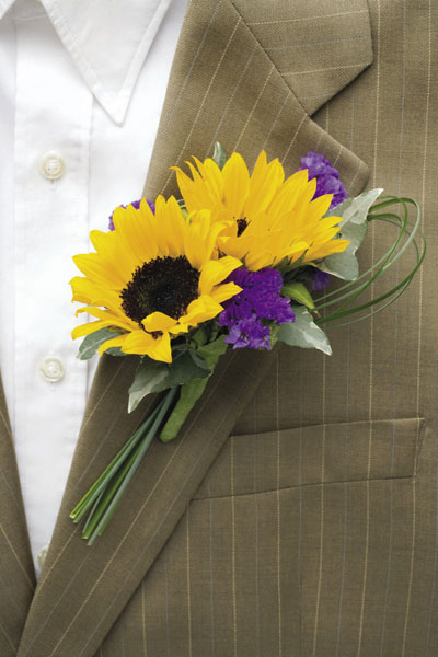 sunflower wedding flowers