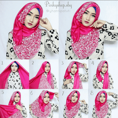 39 Tutorial Model Hijab Pesta Kondangan  Modern Terbaru 