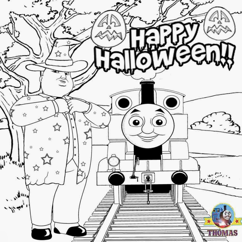 Halloween Coloring Pages Thomas The Train 3