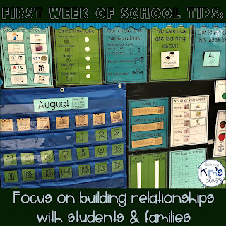 Tips for the First Week of School in a Special Education Classroom