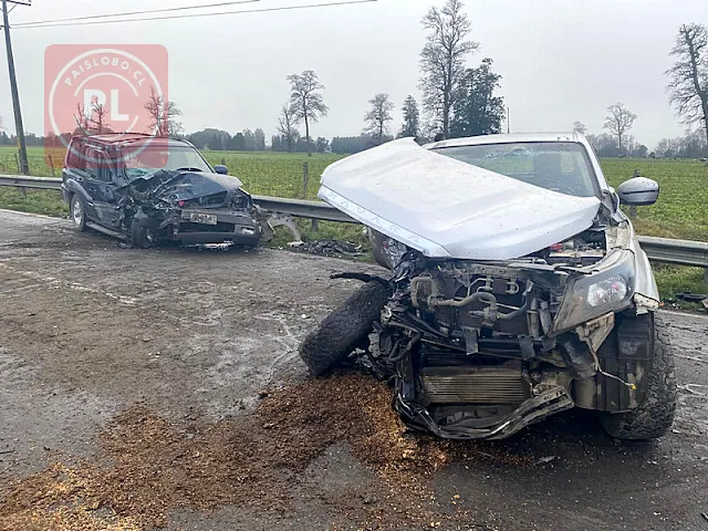 Accidente en la Ruta U55: Colisión frontal