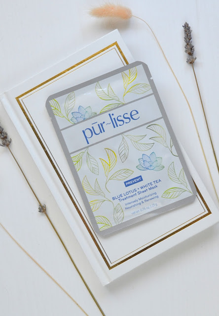 Purlisse Blue Lotus + White Tea Treatment Sheet Mask