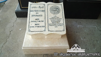 Model Batu Nisan Terbaru, Jual Batu Nisan Marmer Putih, Harga Batu Nisan