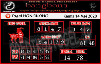 Prediksi Bang Bona HK 14 Mei 2020