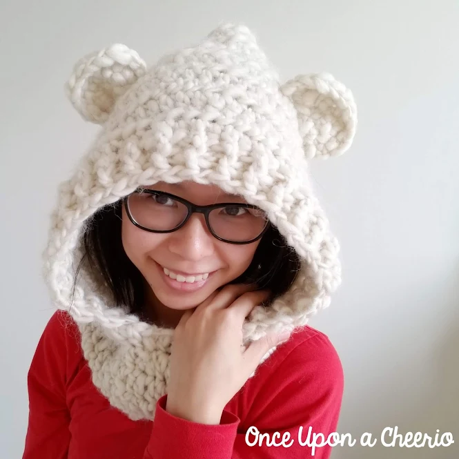 Through Thick and Thin Hooded Scarf FREE Crochet Pattern