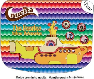 Beatles Yellow Submarine Free Printable Nucita Labels.