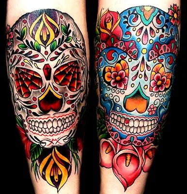 tatuaje de calavera mexicana