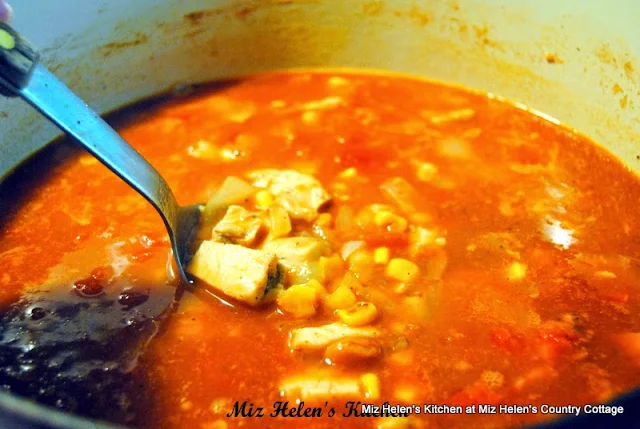 Chicken Enchilada Soup at Miz Helen's Country Cottage